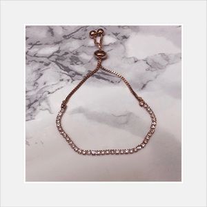 CLEARANCE Swarovski Crystal Rose Gold Bracelet